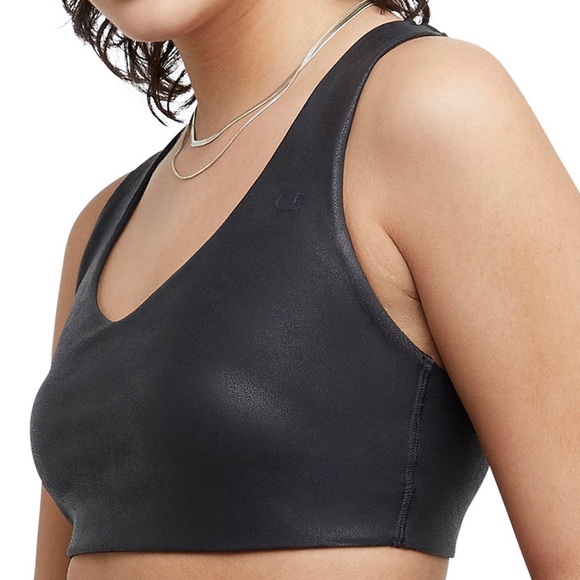 Champion Women's Soft Touch Black Medium Support Sports Bra Size XL 2XL - Picture 3 of 11